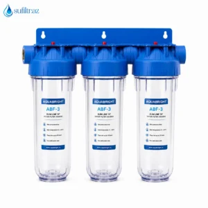 AquaBright ABF-3 üçlü mexaniki su filtri