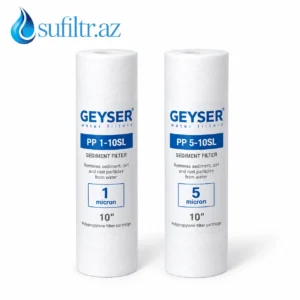 Geyser 10 Spun filtr 1 və 5 mikron