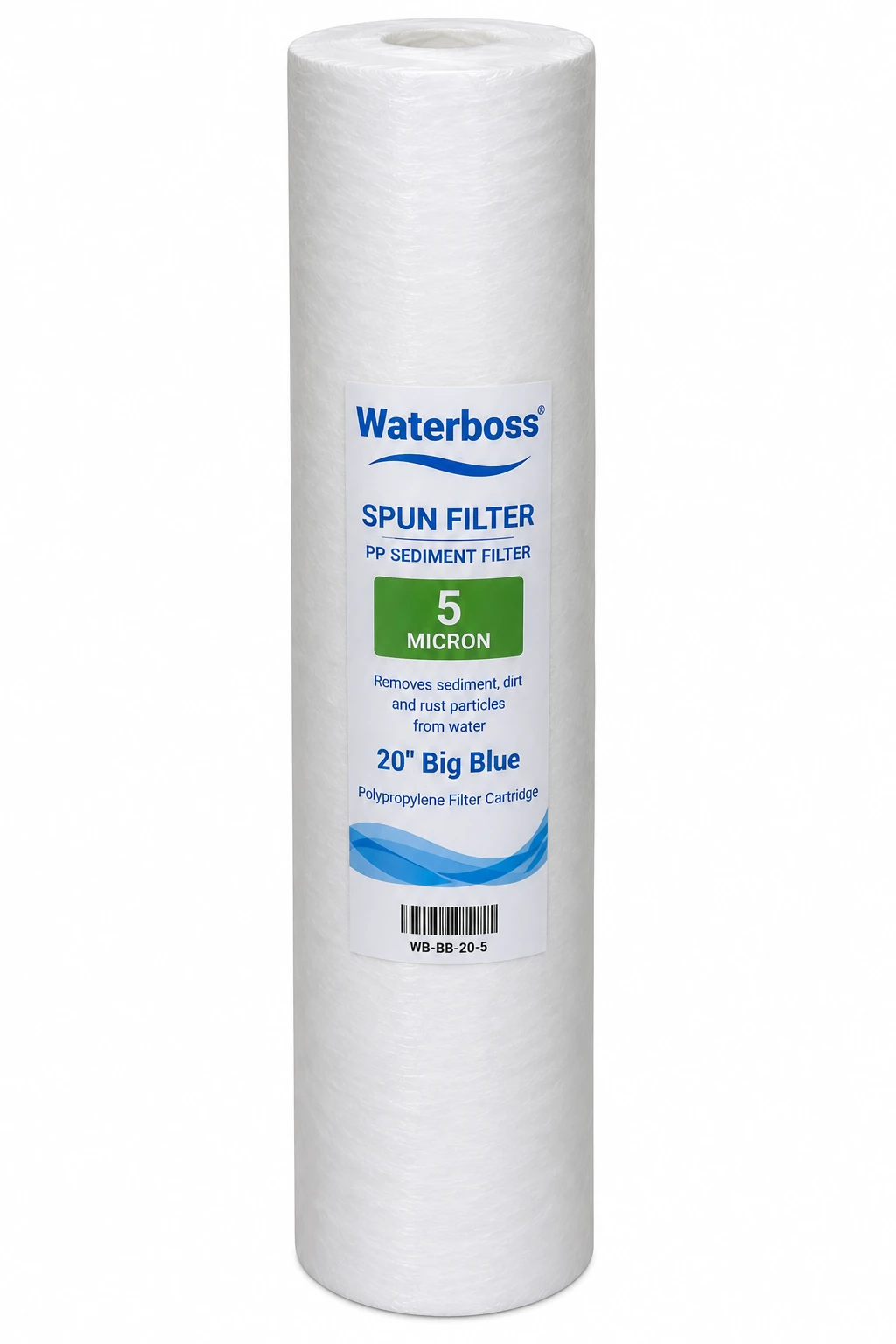 Waterboss 20" Big Blue Spun Filtr – 5 Mikron Waterboss 20 Big Blue Spun filtr 5 mikron