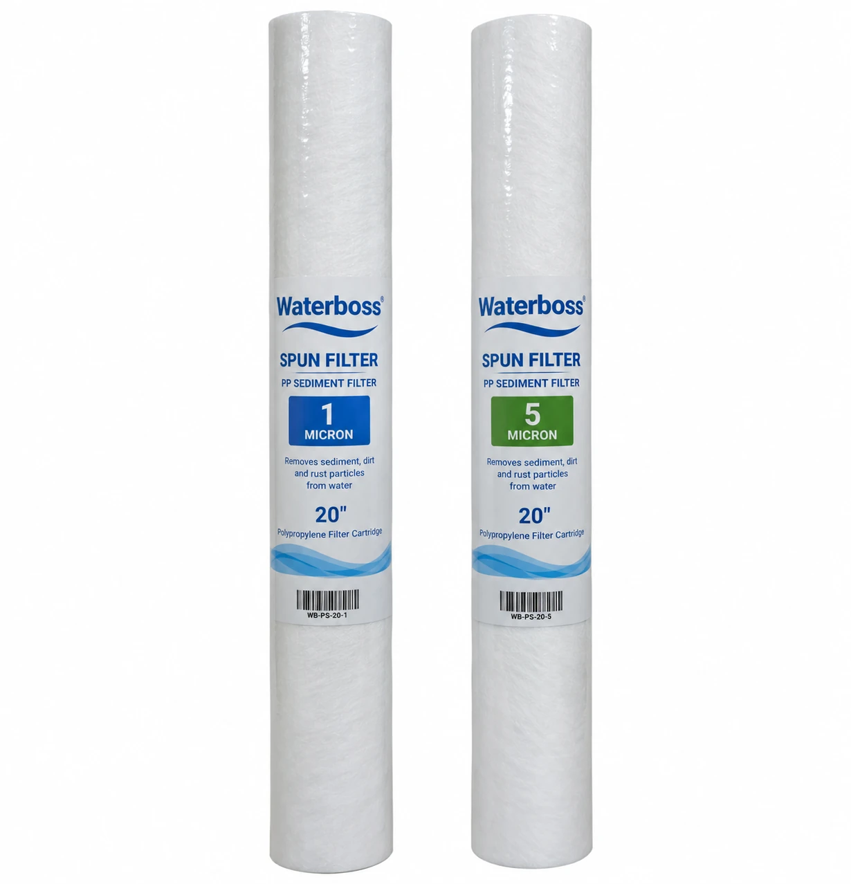 Waterboss 20" Spun Filtr – 1 və 5 Mikron Waterboss 20 Spun filtr 1 və 5 mikron