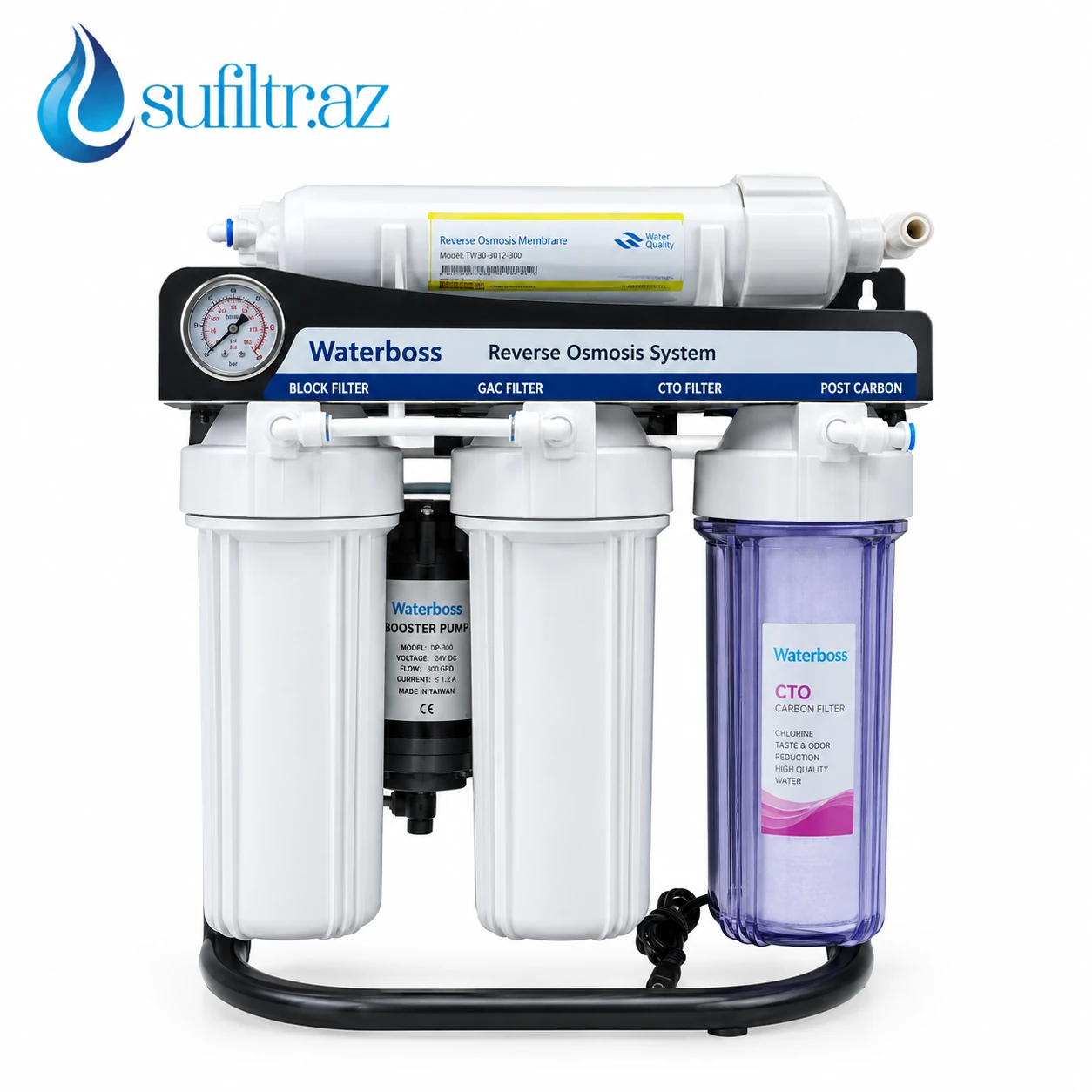 waterboss-500-gpd-restoran-kafe-su-filtri Waterboss 500 GPD restoran və kafe üçün su filtri